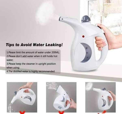 Steamer-4 In 1 HandHeld Garment Steamer & Beauty Facial Steamer